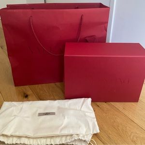 Authentic Valentino Gift Bag, Dust Bag, Gift box